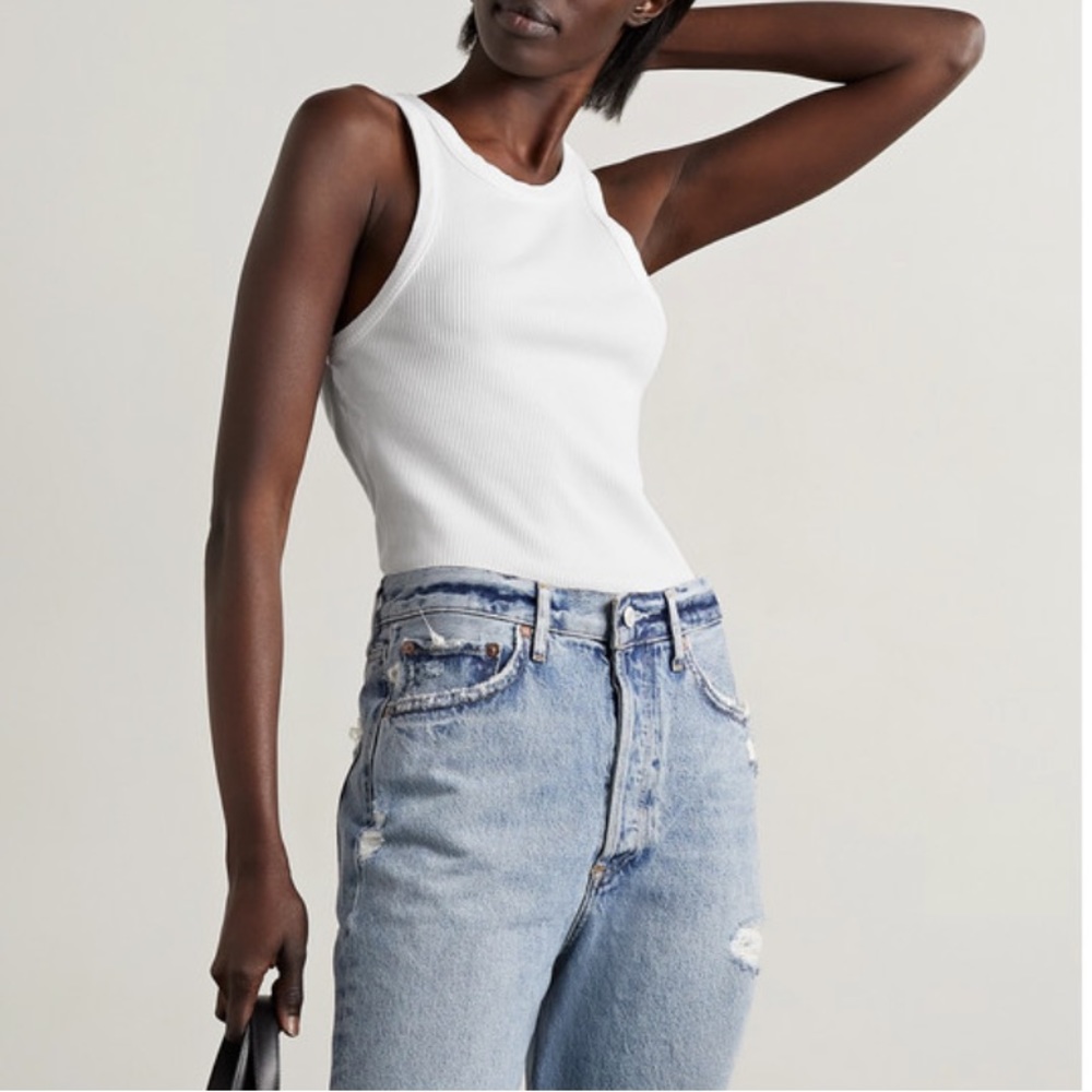AGOLDE Poppy Ribbed Sleeveless Tank top